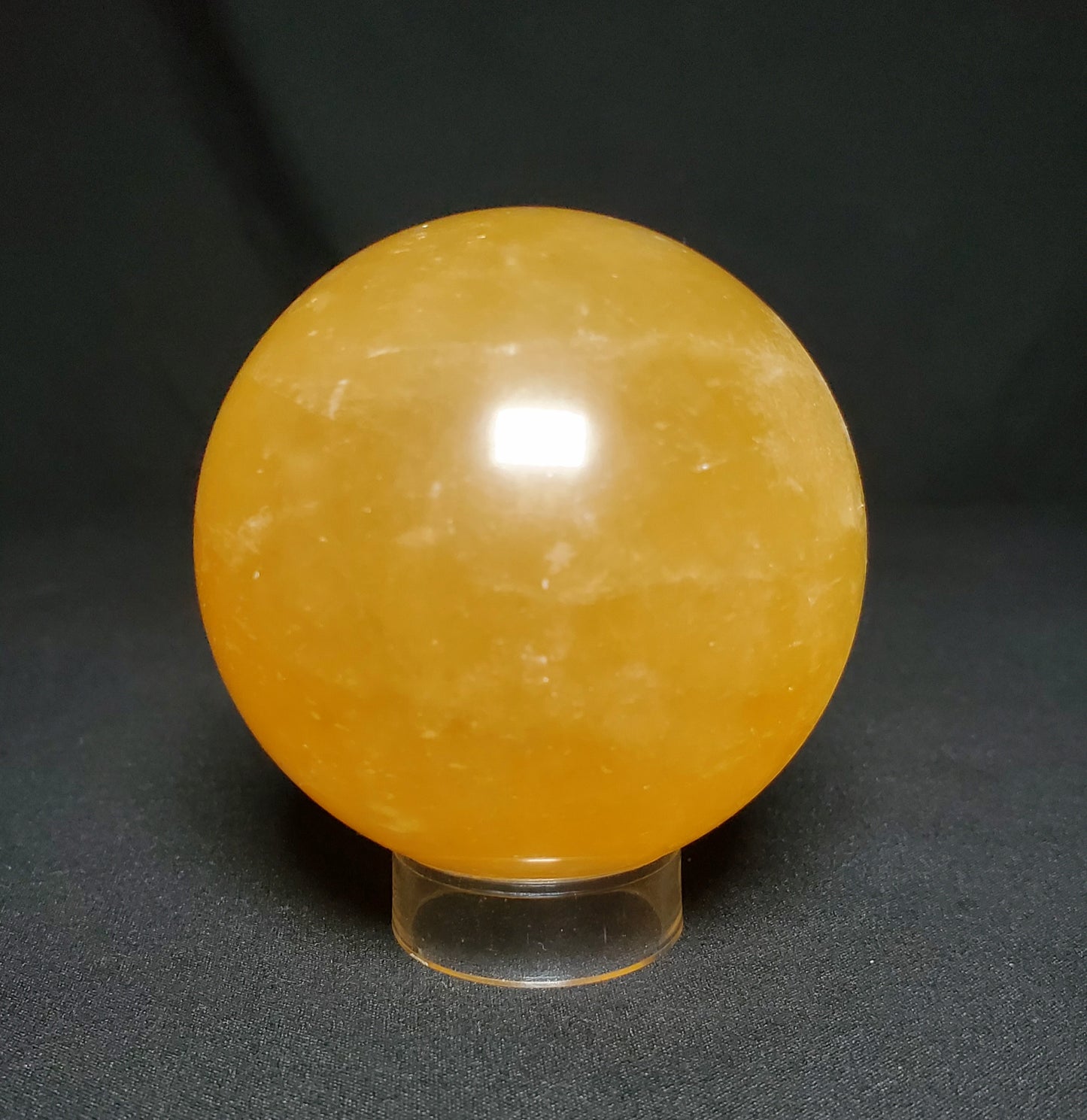 Citrine Sphere with Rainbow