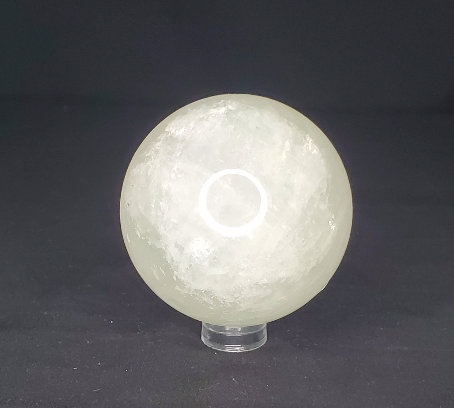 Clear Quartz Sphere with Rainbow