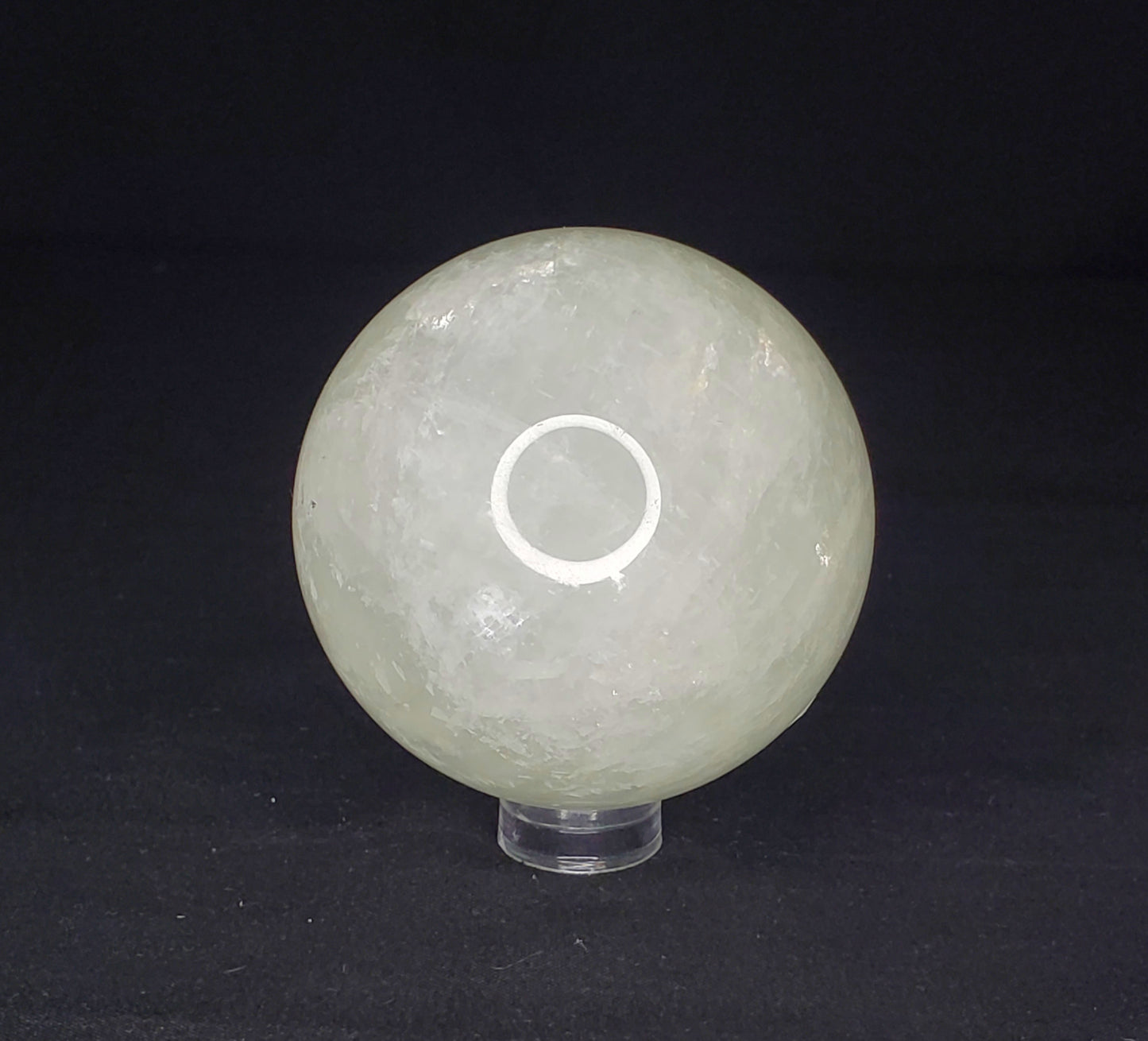 Clear Quartz Sphere with Rainbow