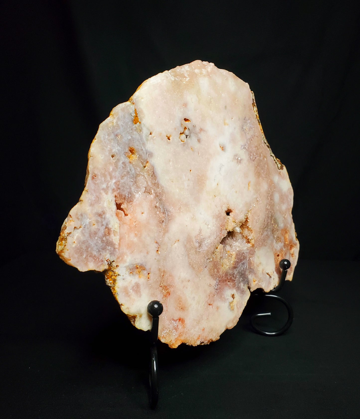 Pink Amethyst Slab with Stand #