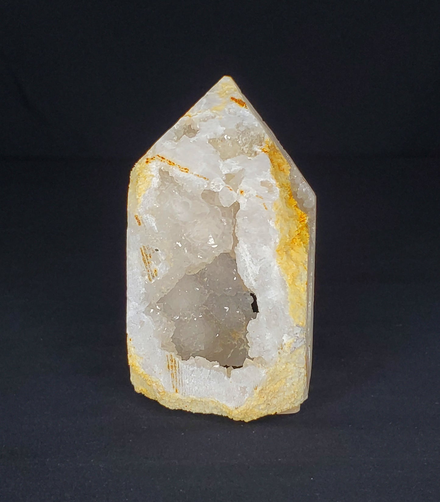 Druzy White Moroccan Quartz Cluster #