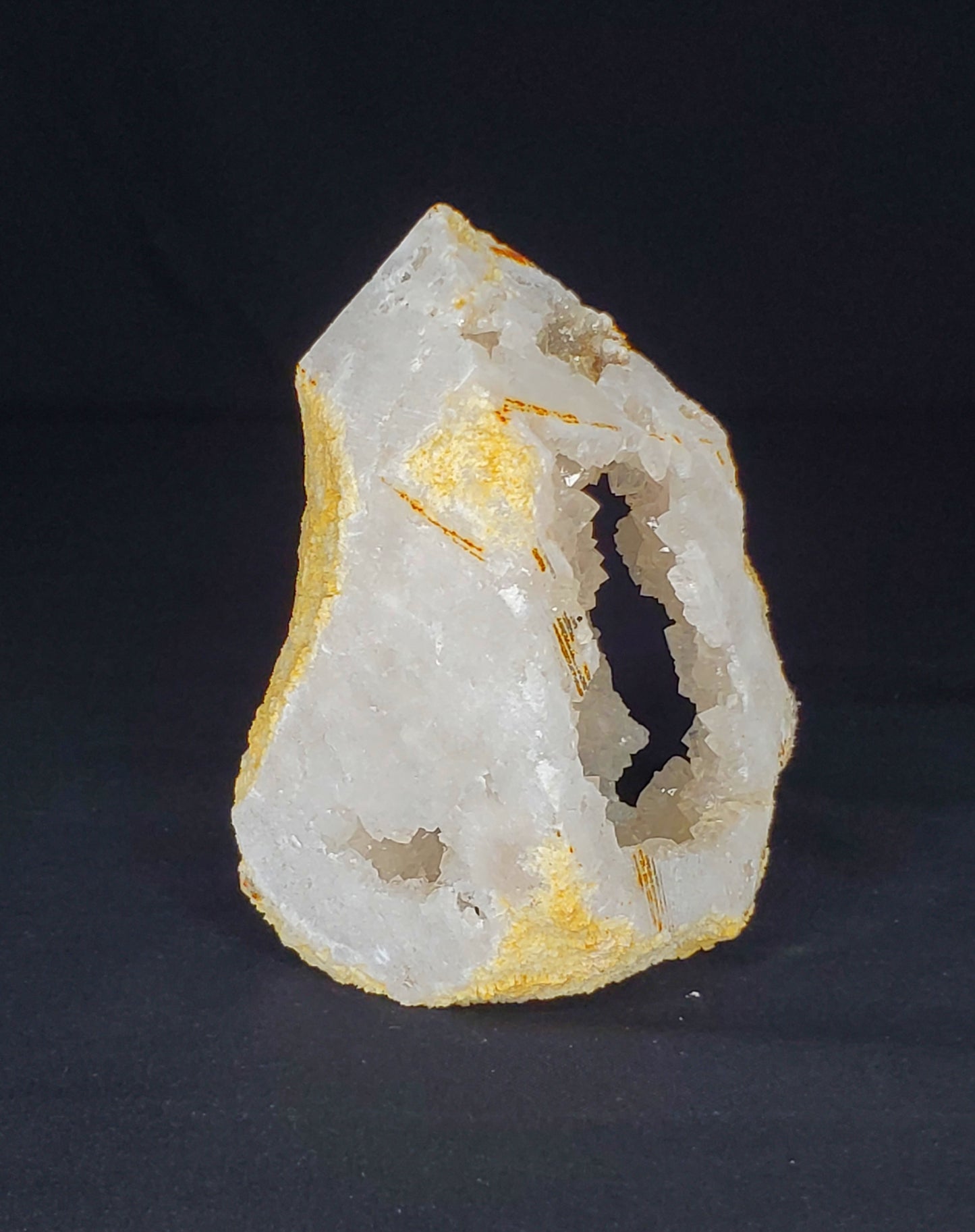 Druzy White Moroccan Quartz Cluster #