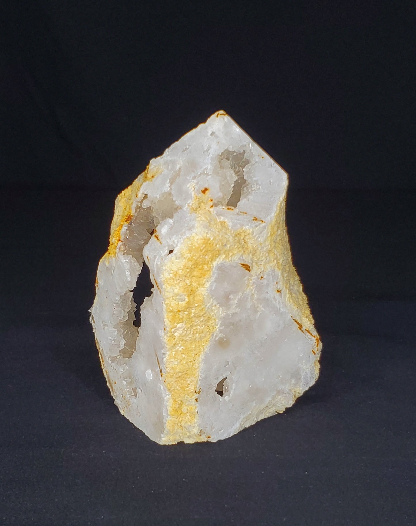 Druzy White Moroccan Quartz Cluster #