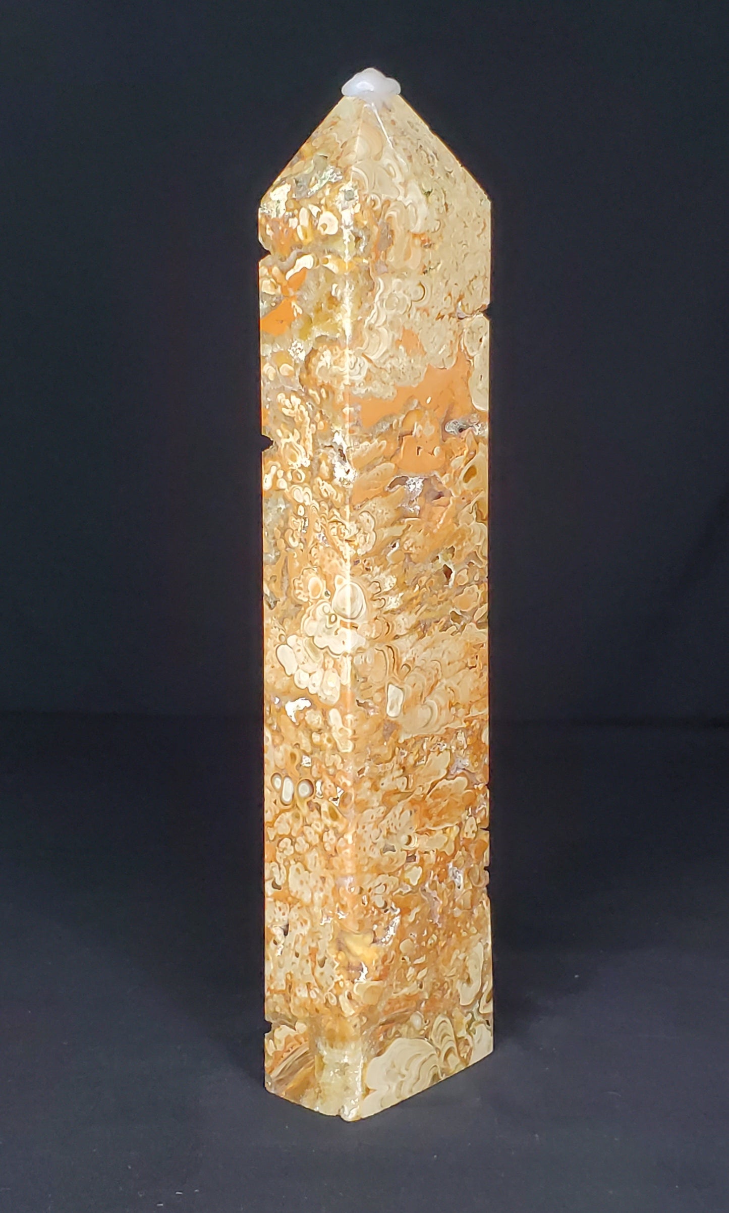 Druzy Agate Tower