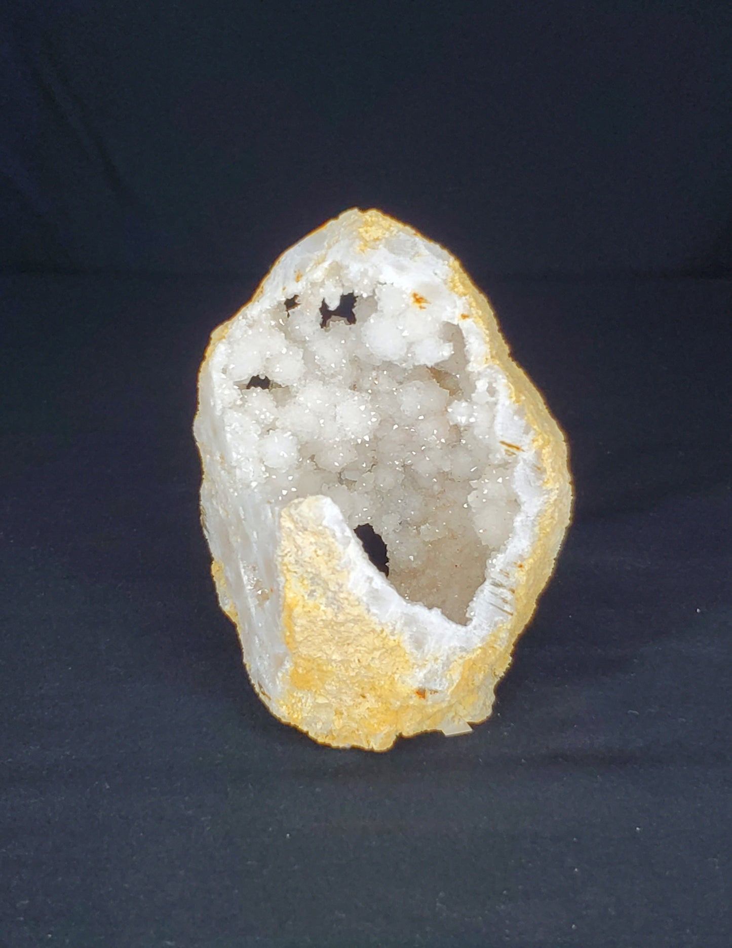 Druzy White Moroccan Quartz Cluster #