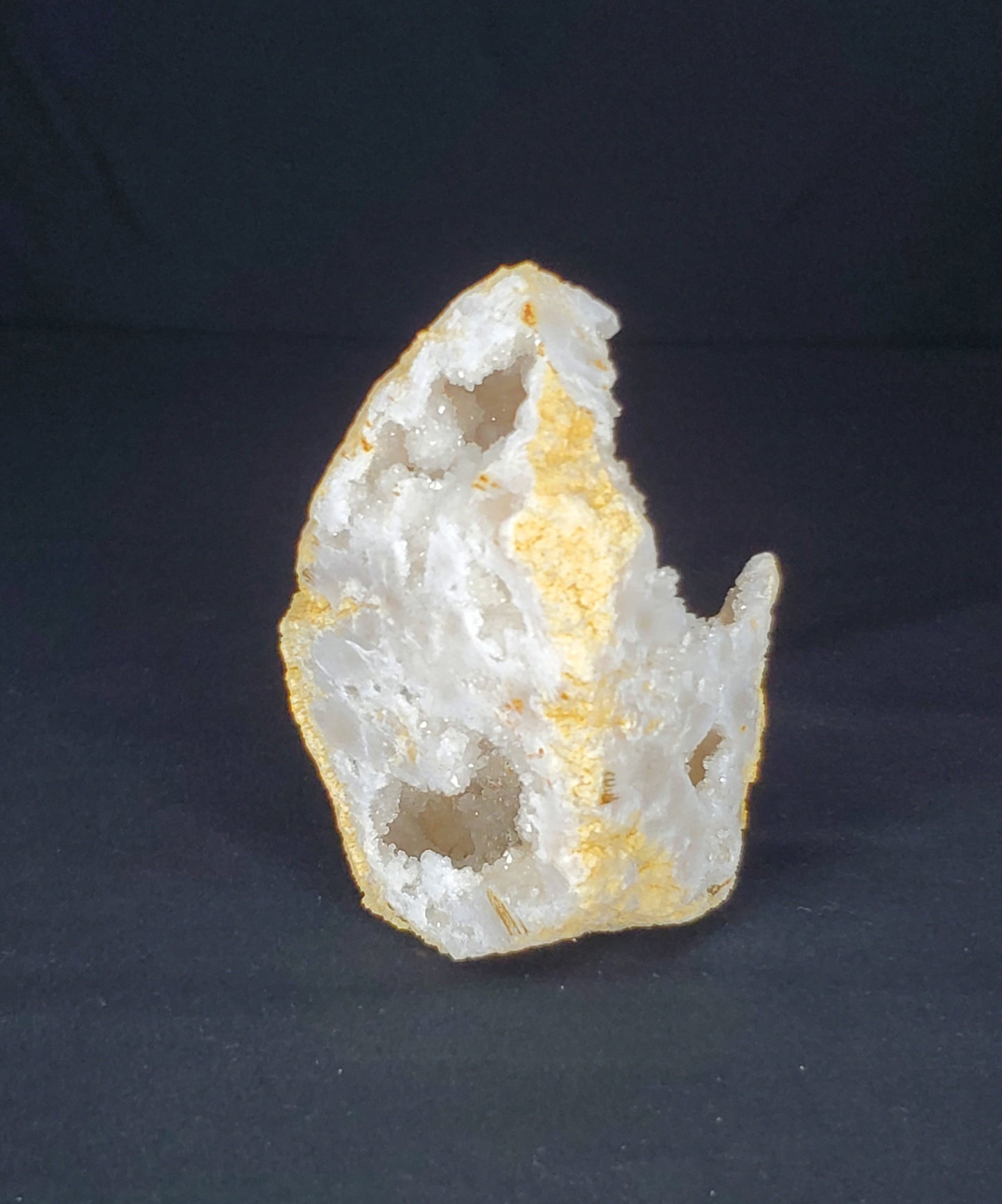 Druzy White Moroccan Quartz Cluster #