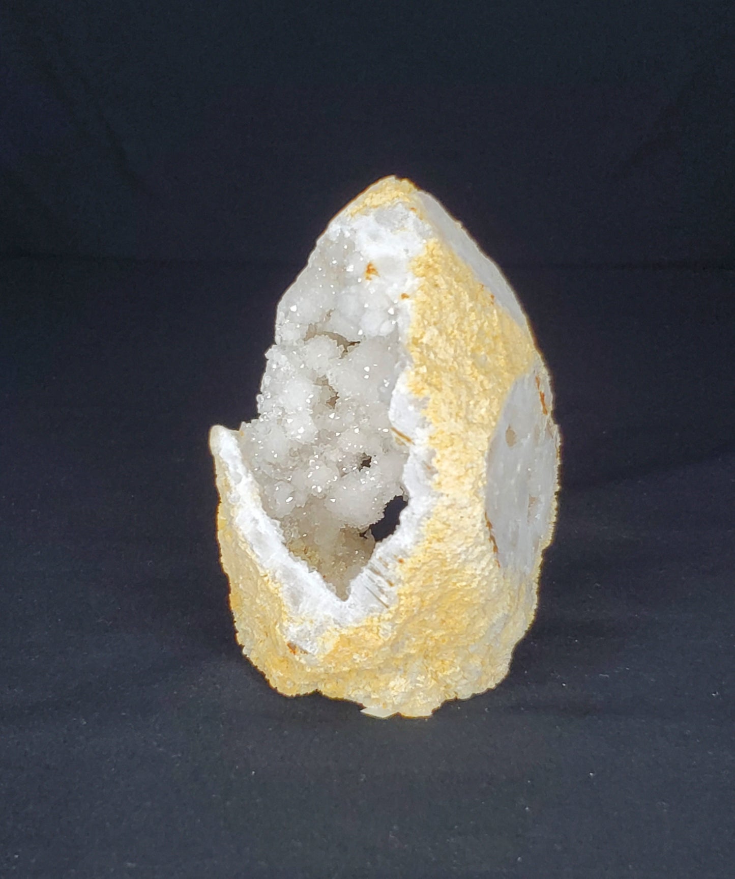 Druzy White Moroccan Quartz Cluster #