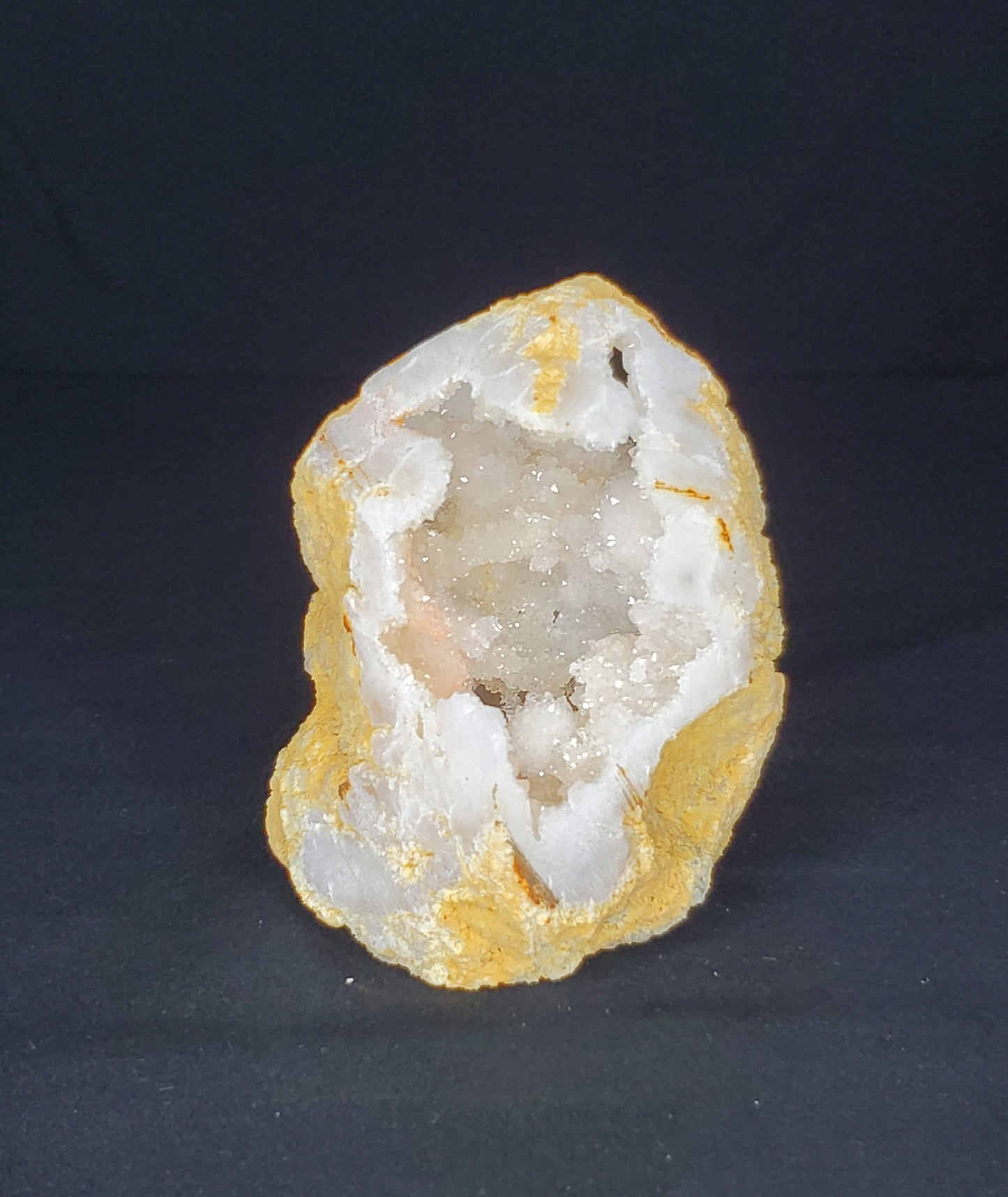 Druzy White Moroccan Quartz Cluster #