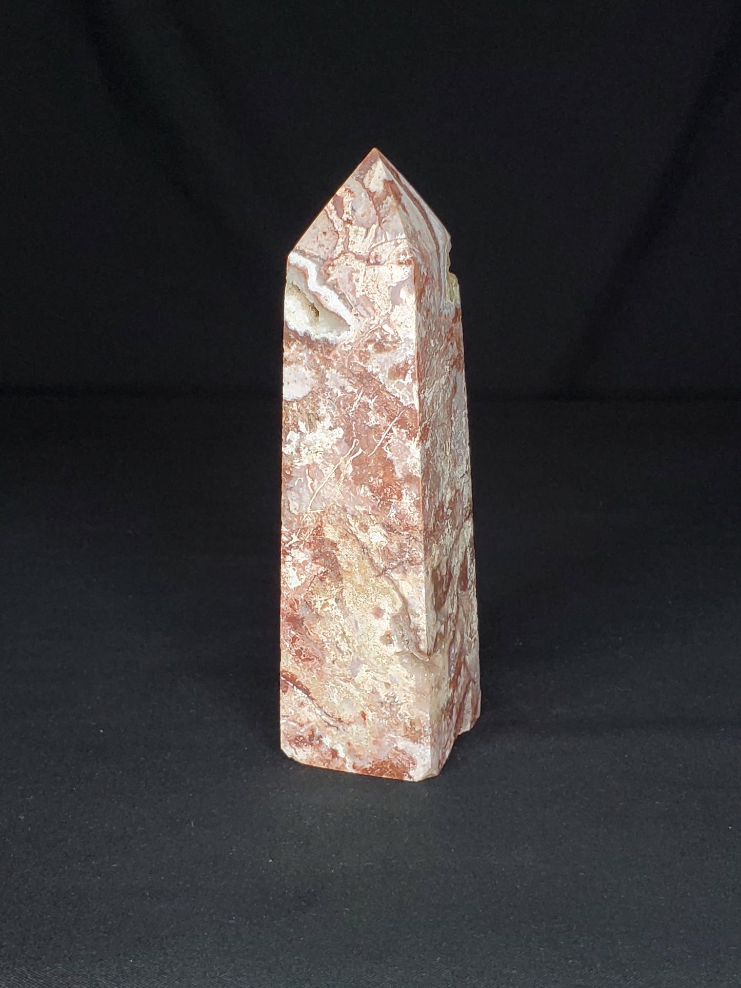 Druzy Mexican Agate Tower #