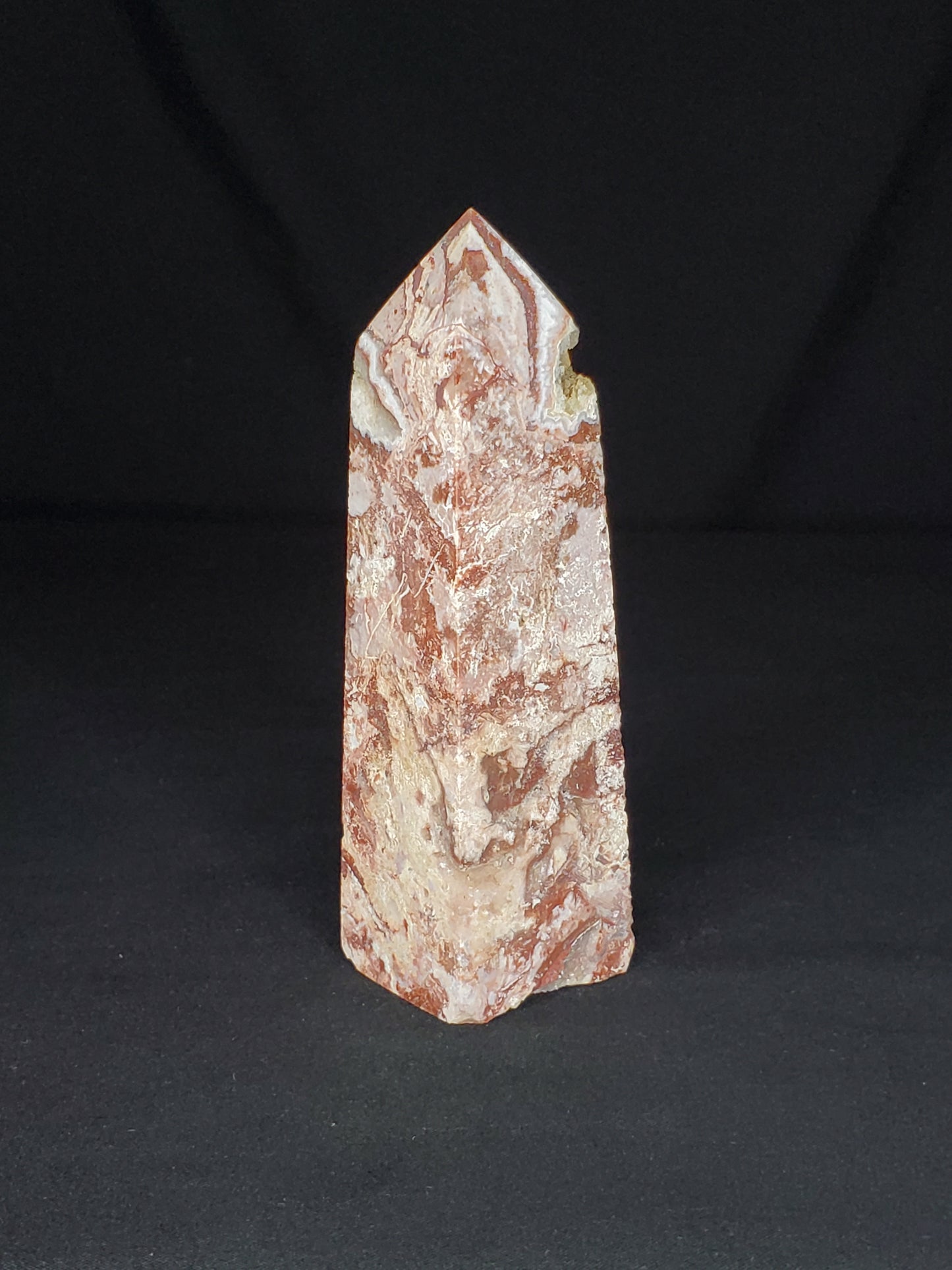 Druzy Mexican Agate Tower #