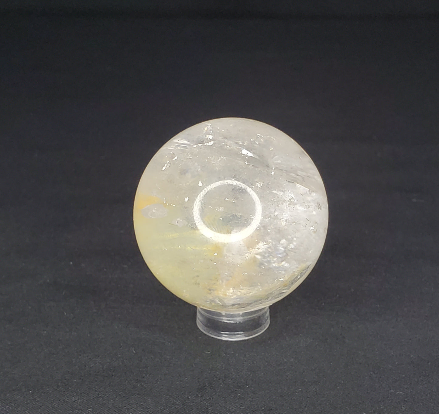 Clear Quartz Sphere with Rainbow