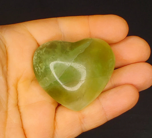Fluorite Heart Carving