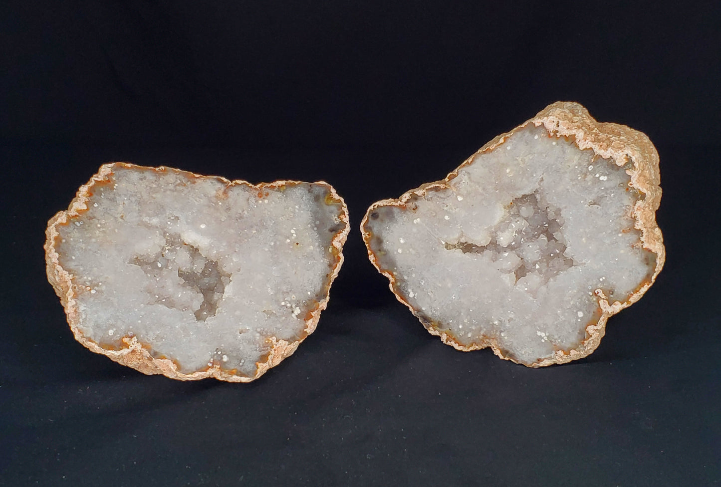 Druzy Argentina Agate Freeform (Pair)