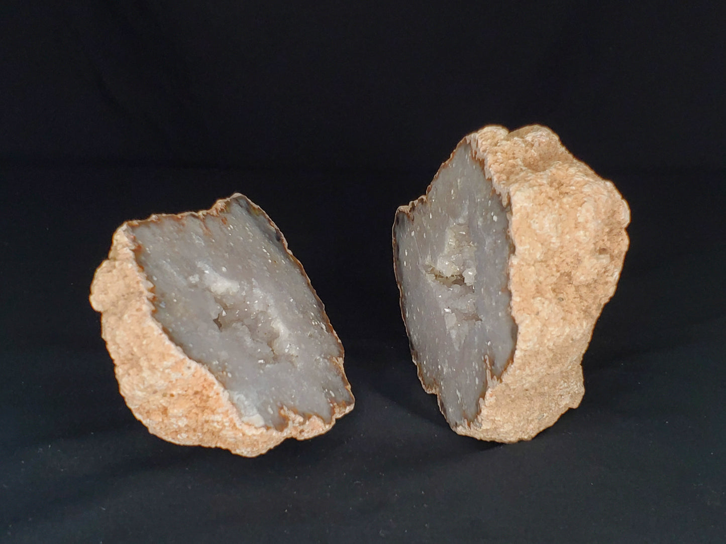 Druzy Argentina Agate Freeform (Pair)