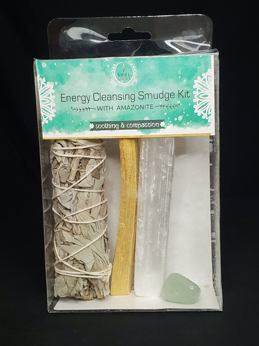 Energy Cleansing Smudge Kit (Amazonite)