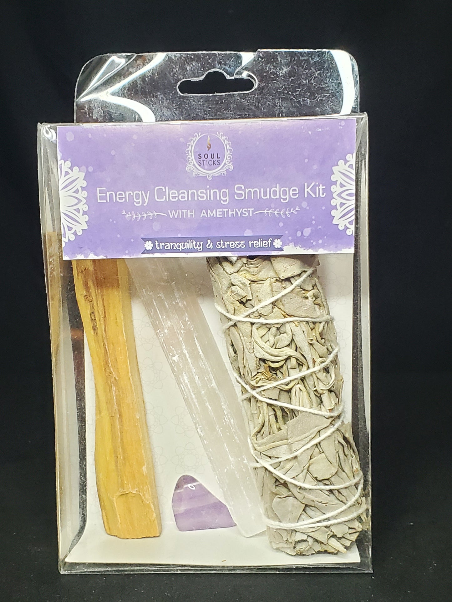 Energy Cleansing Smudge Kit (Amethyst)