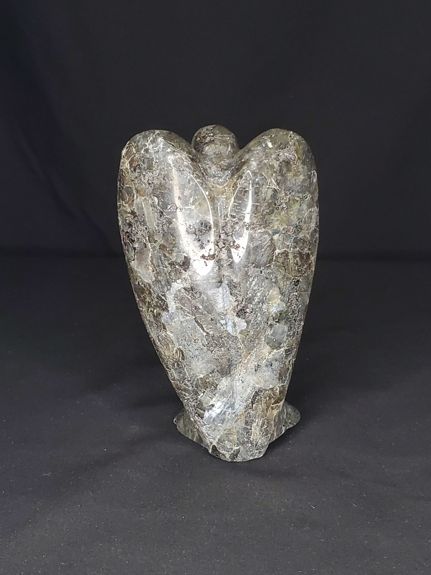 Larvikite Angel Carving #