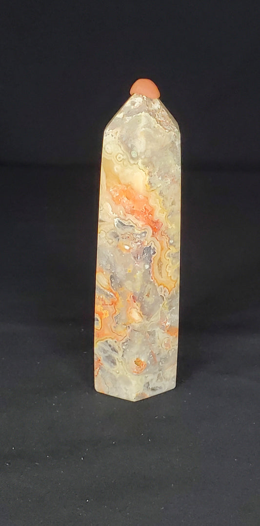 Crazy Lace Agate Tower