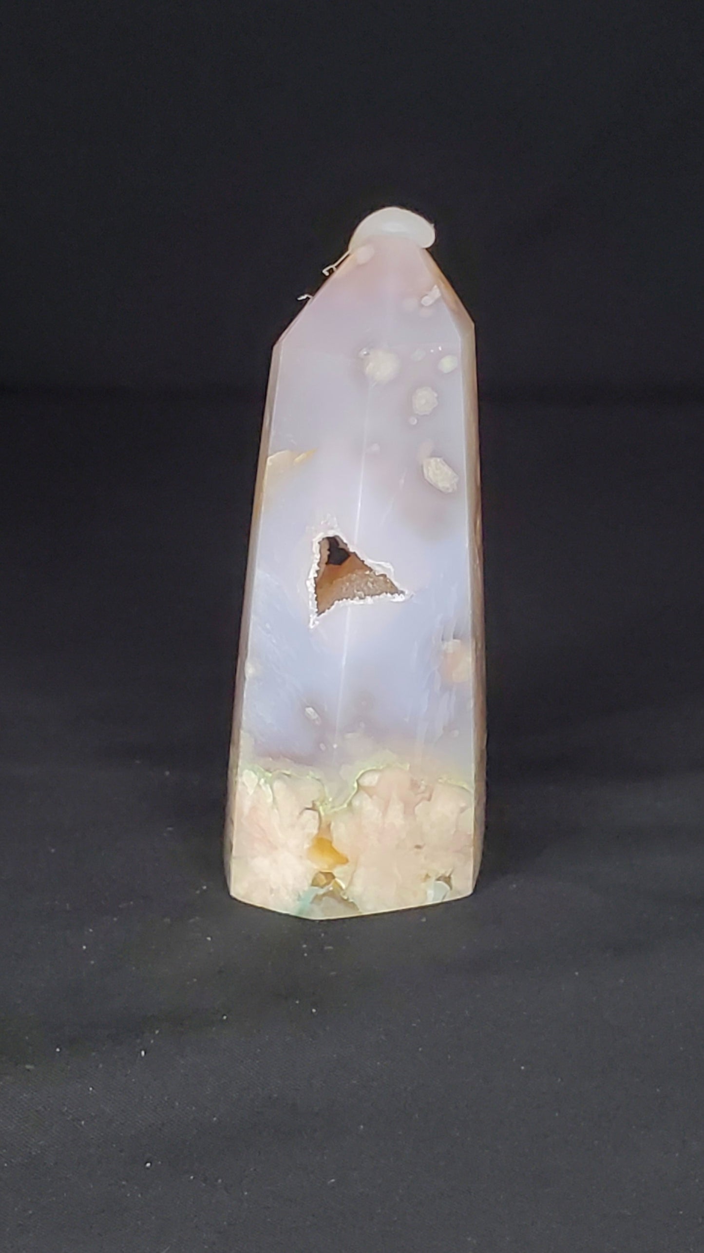 Druzy Agate Tower