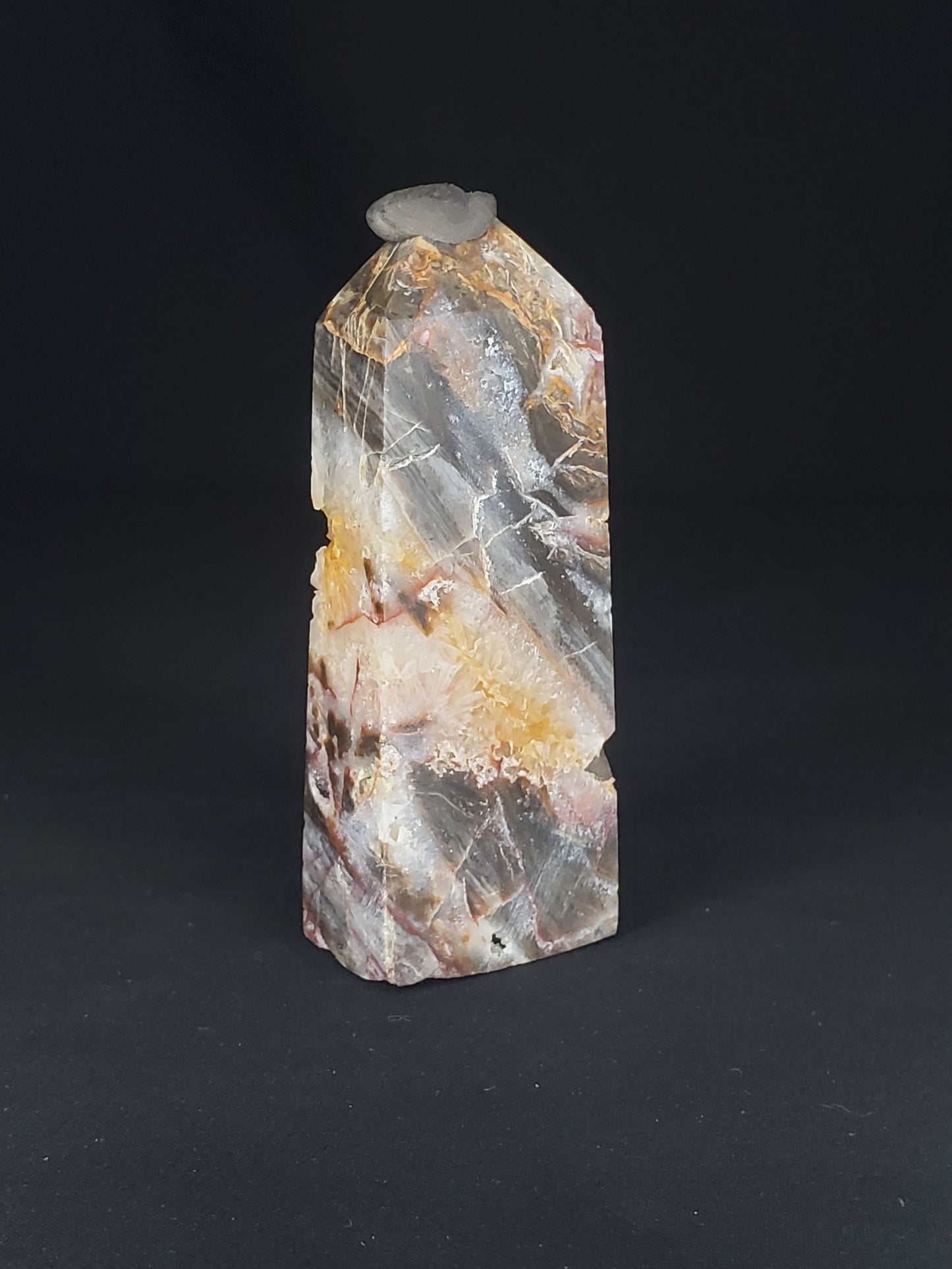 Druzy Quartz Tower #