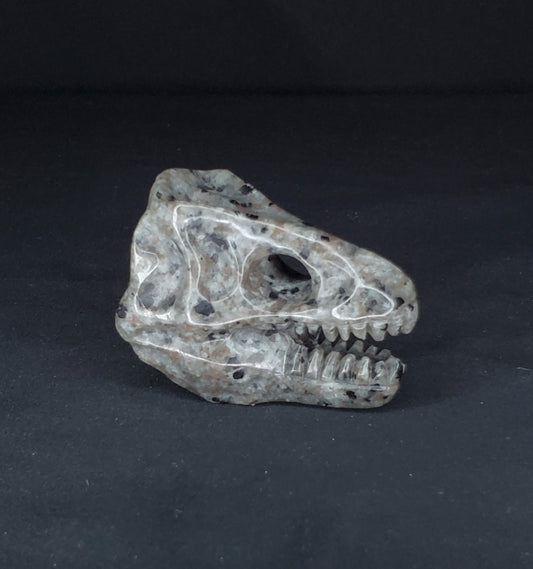 Yooperlite T-Rex Head Carving