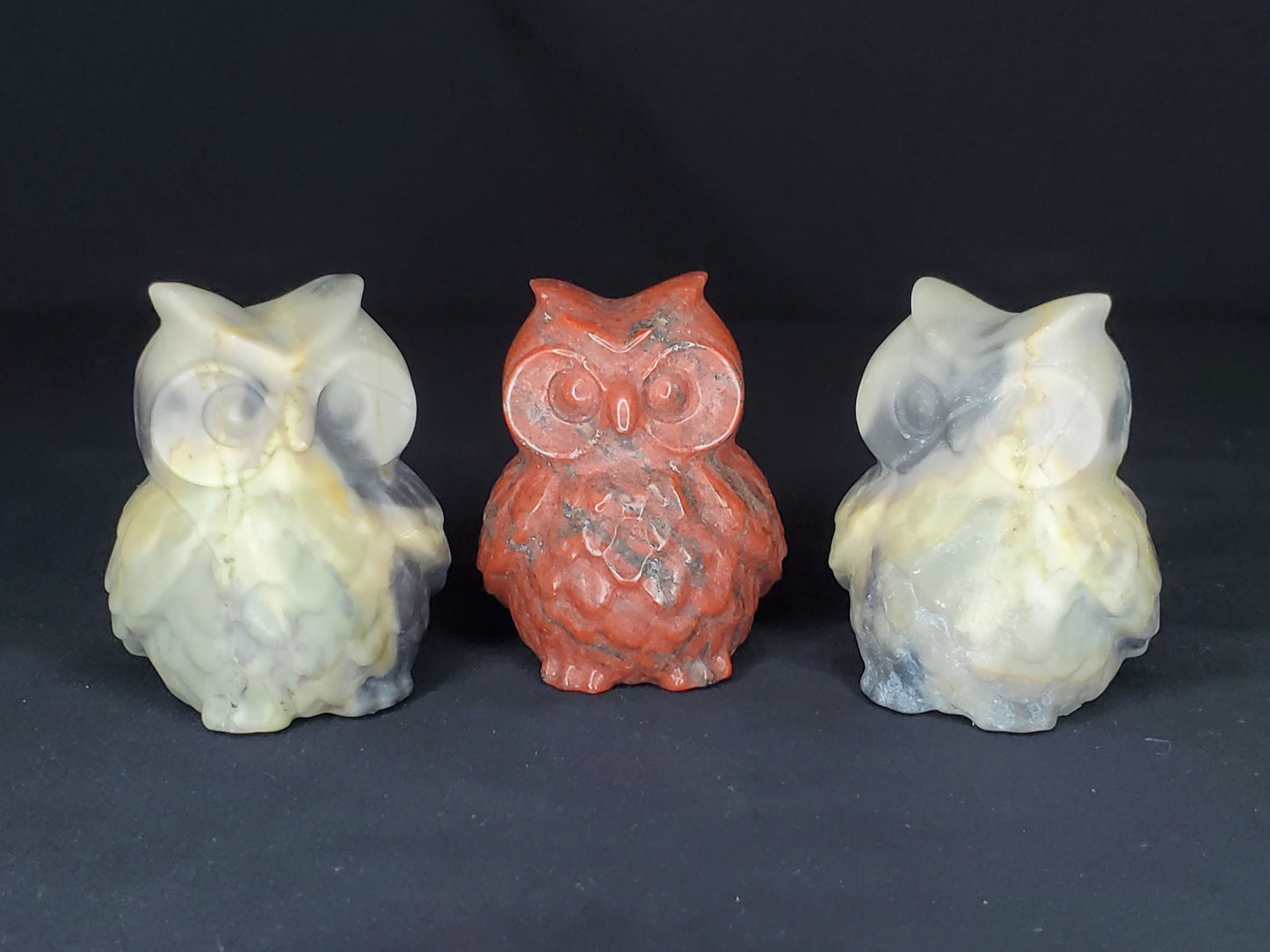 Assorted Medium Owl Carvings