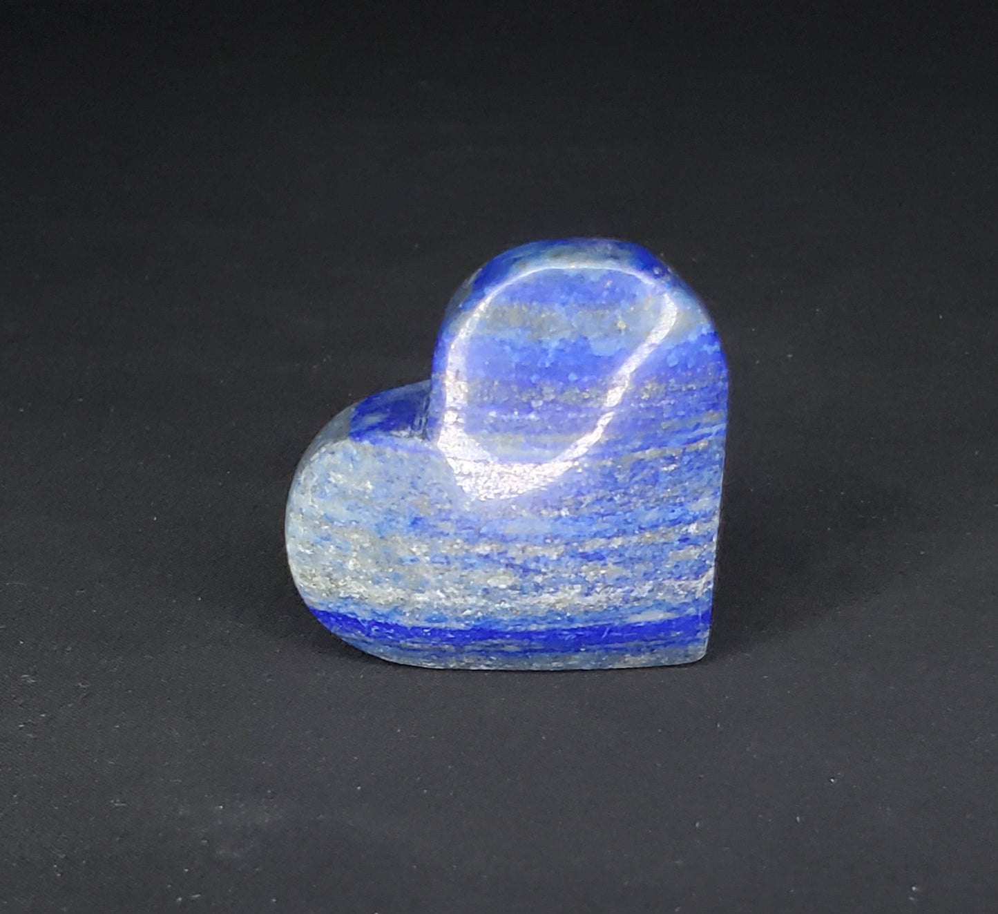 Lapis Lazuli Heart Carving