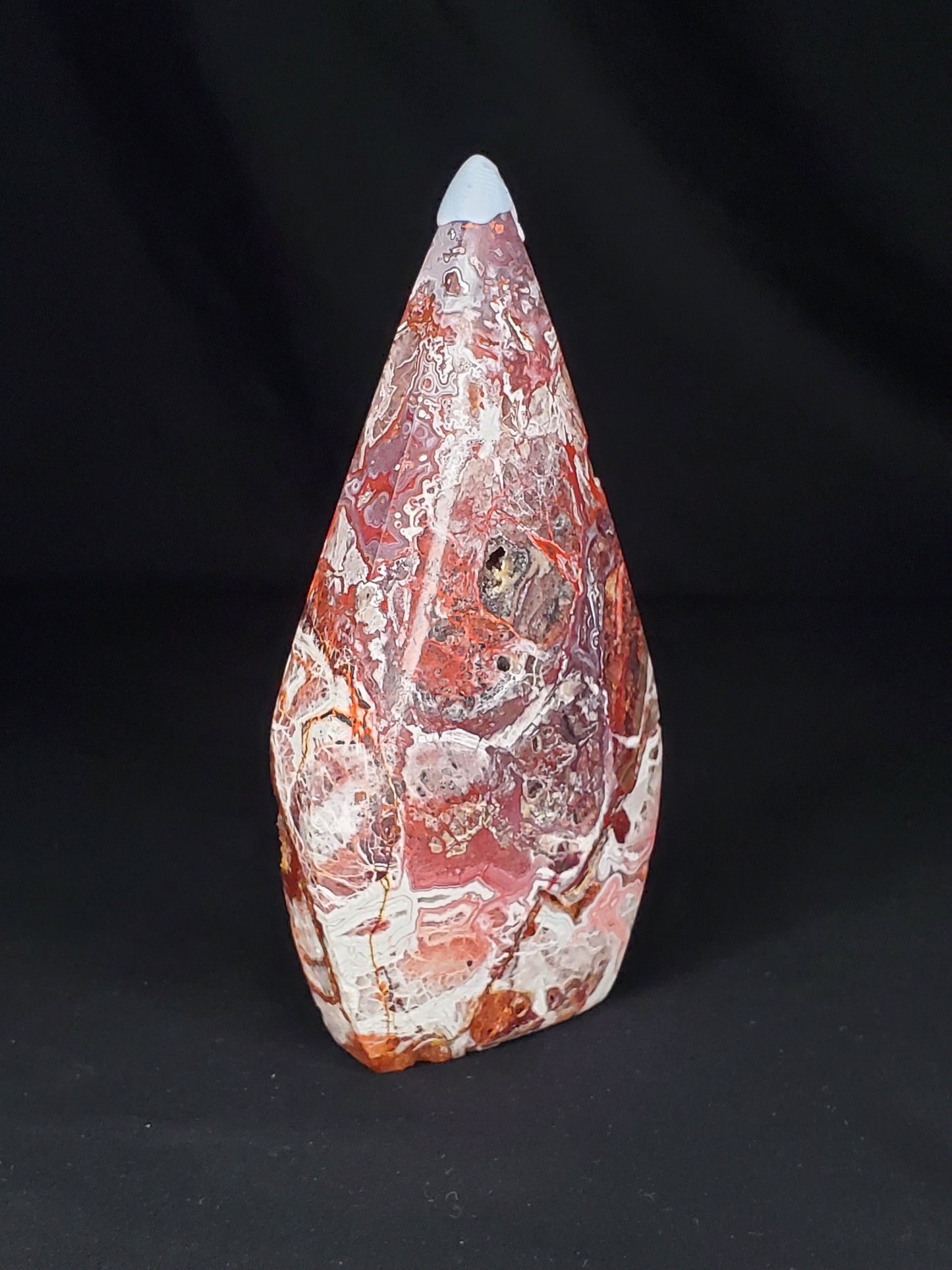 Mexican Agate Flame Carving #