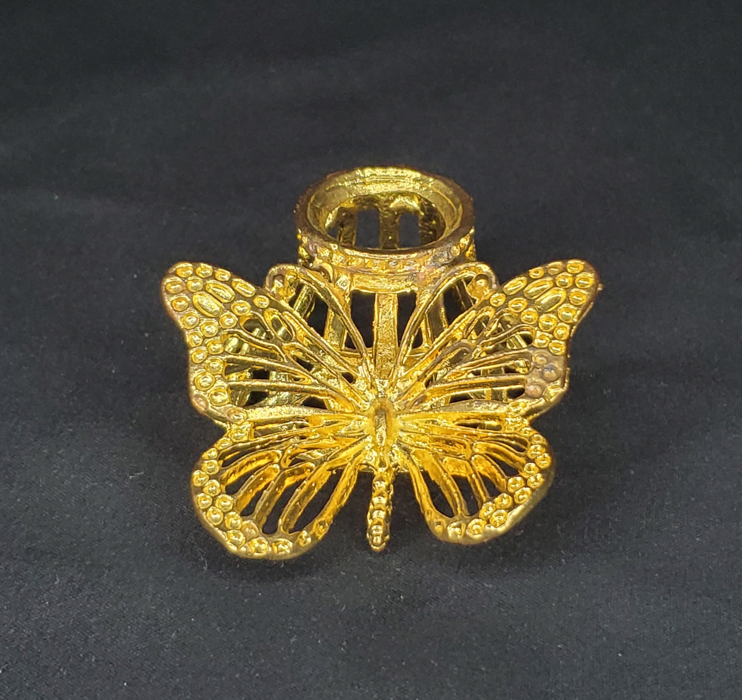 Gold Butterfly Sphere Holder