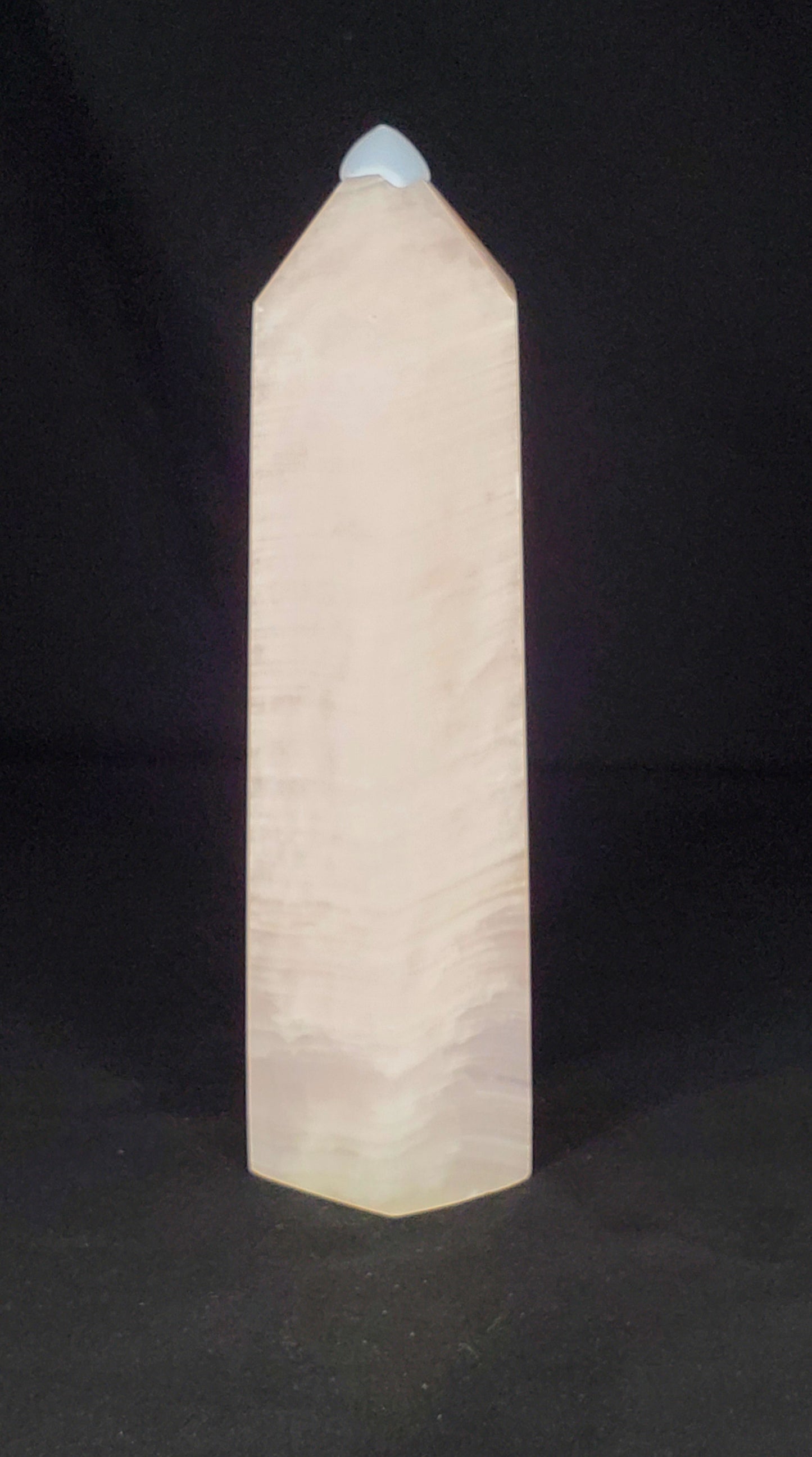 Pink Mangano Calcite Tower #