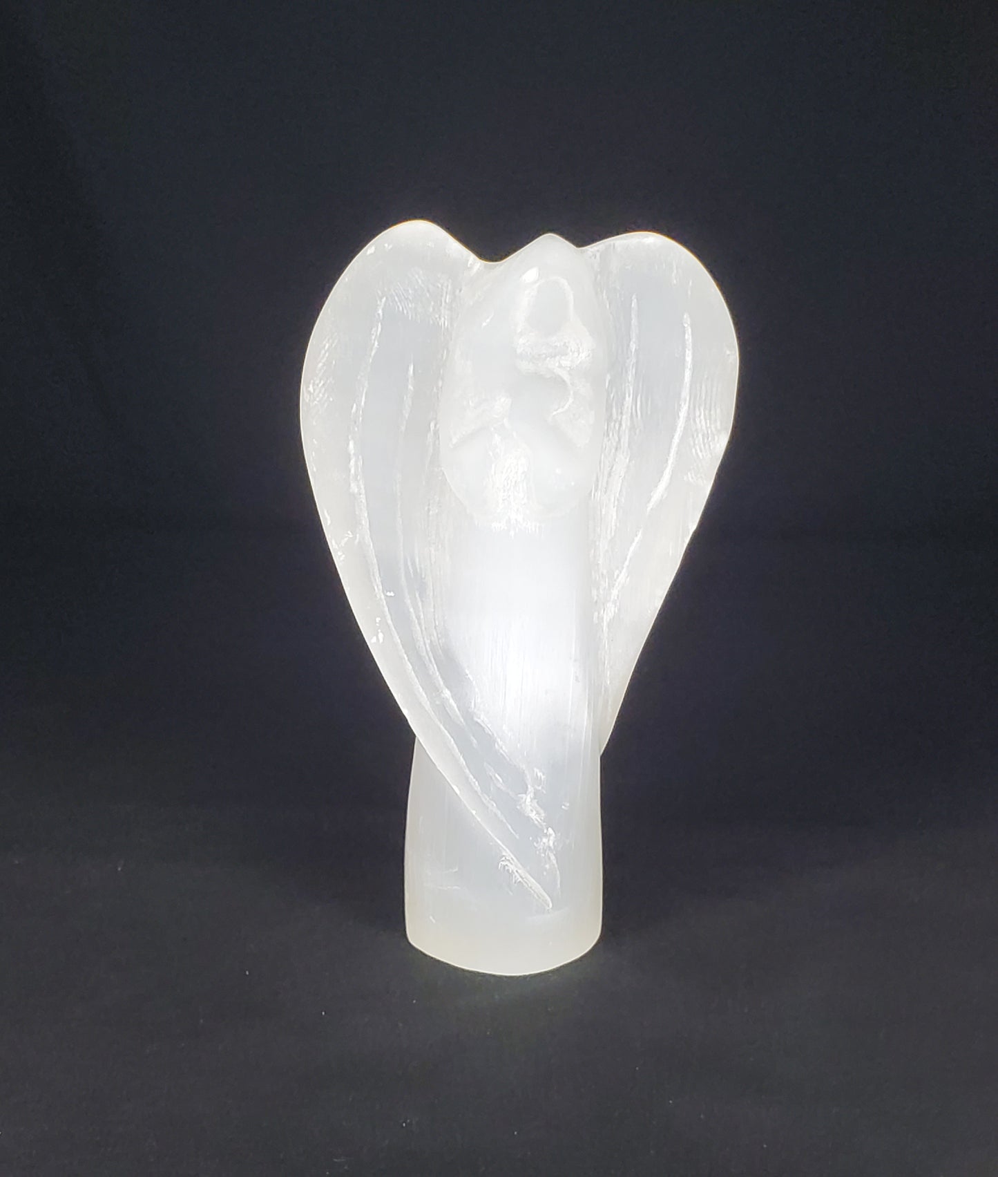 Selenite Angel - M Carving