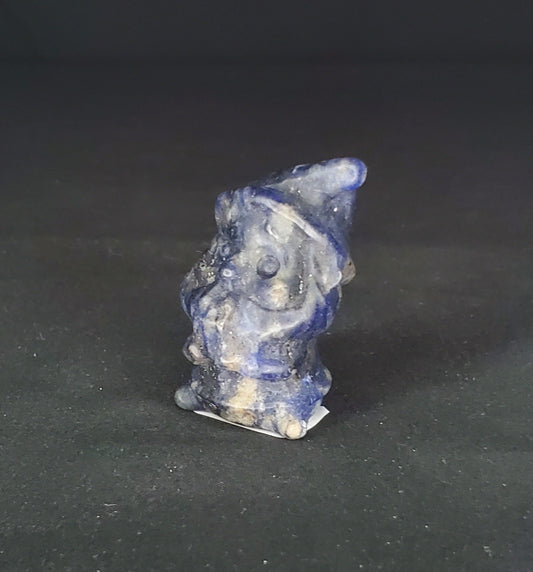 Sodalite Elf Carving