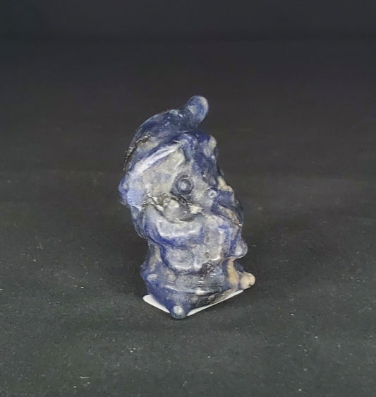 Sodalite Elf Carving