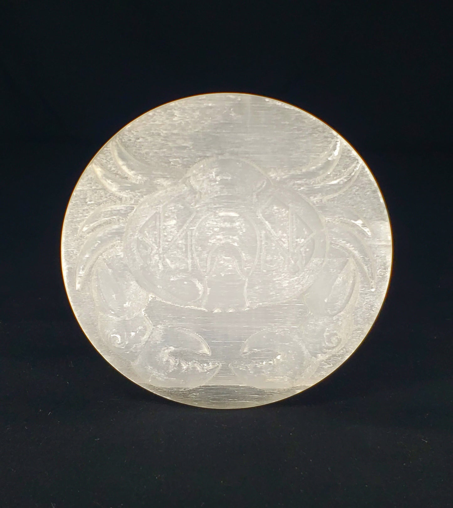 Selenite Zodiac Sign Discs #