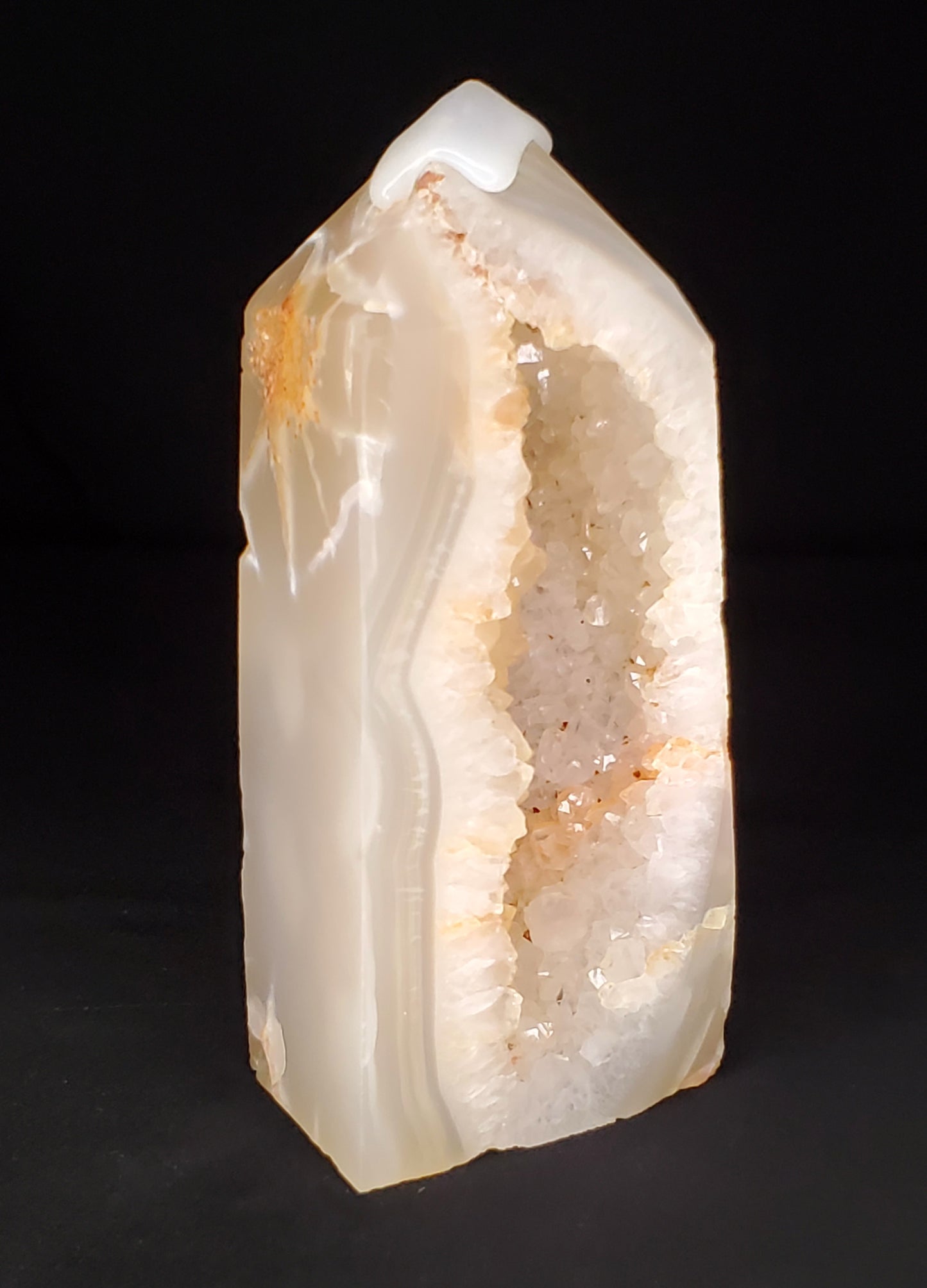 Druzy Agate Tower