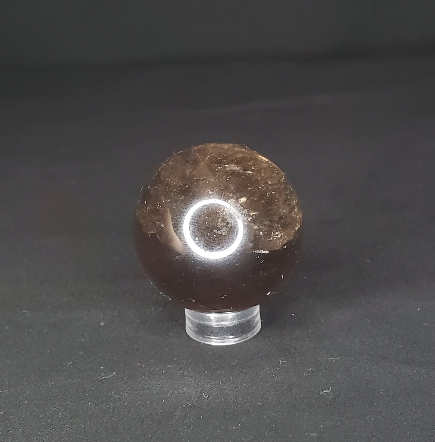 Smokey Quartz Sphere with Rainbow #