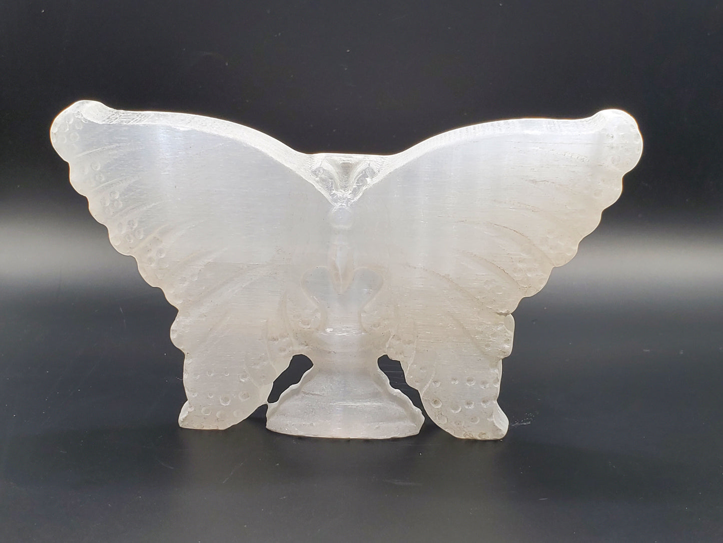 Selenite Butterfly Carving