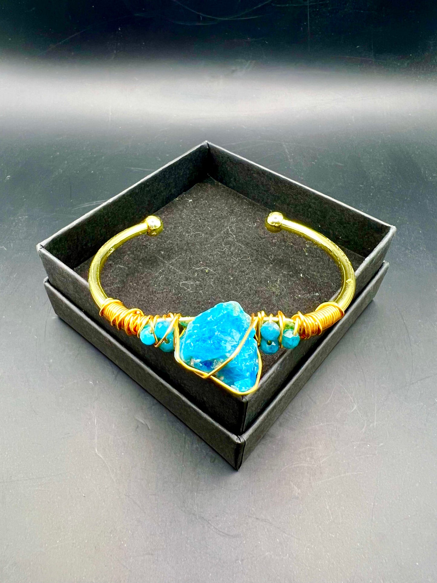 Crystal Bangles (White Gold or Gold Overlay)