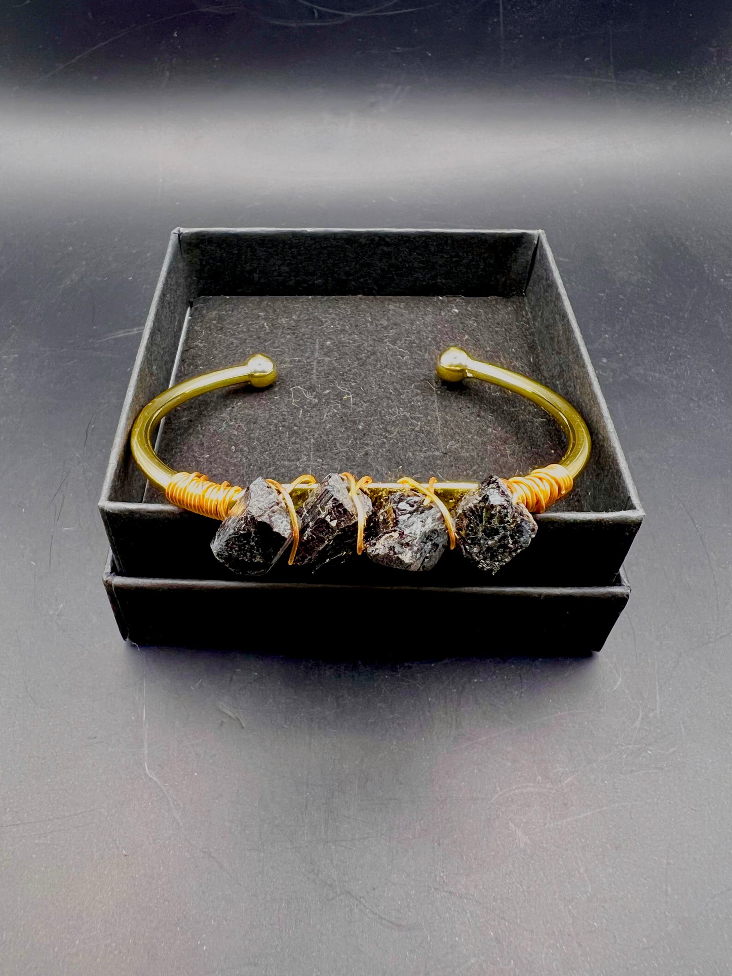 Crystal Bangles (White Gold or Gold Overlay)