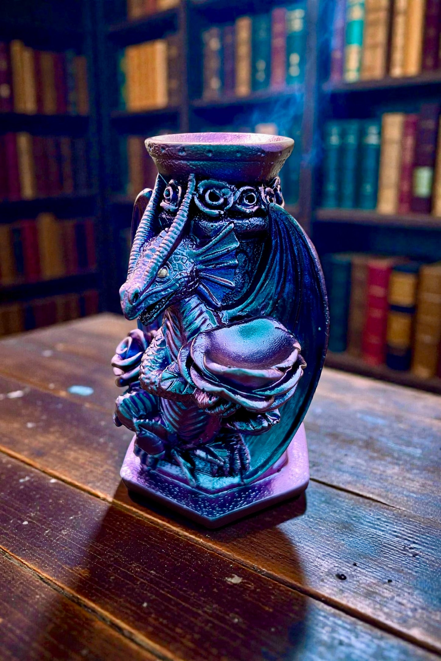 Dragon & Rose Sphere Holder