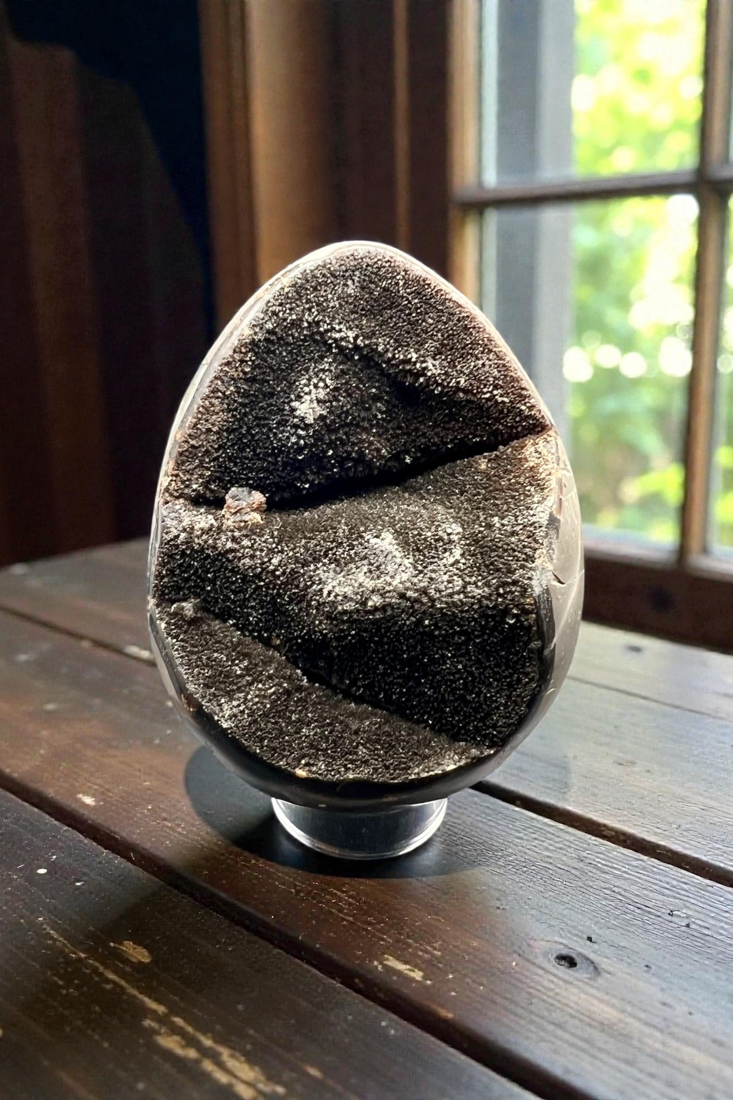 Druzy Septarian Egg