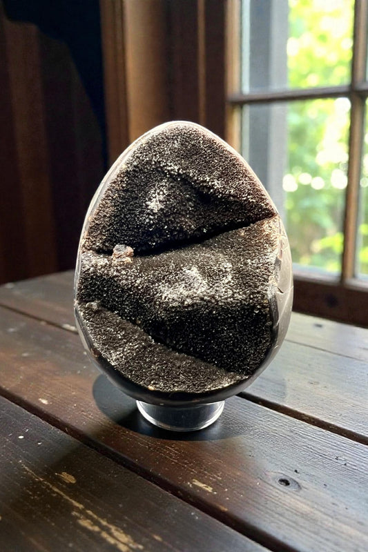 Druzy Septarian Egg