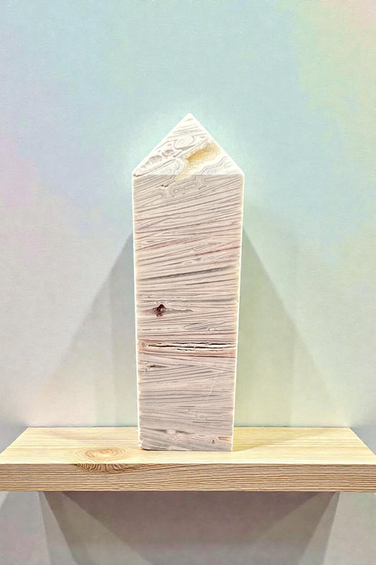 Druzy Mexican Agate Tower