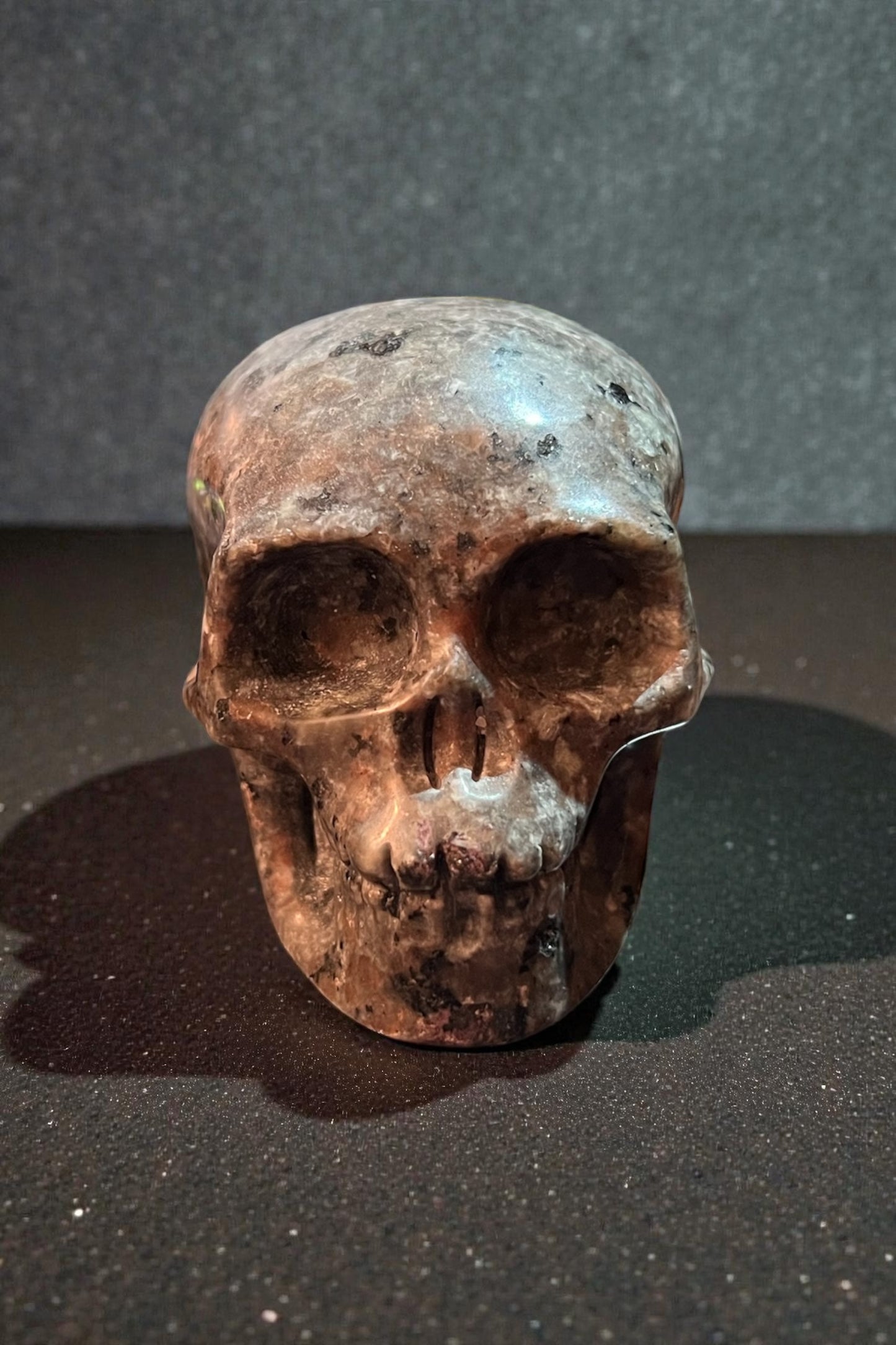 Yooperlite Skull Carving