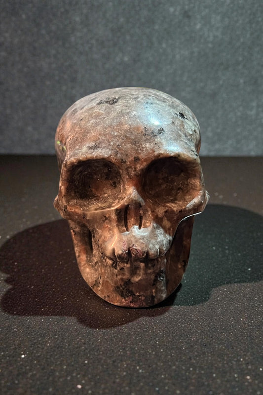 Yooperlite Skull Carving