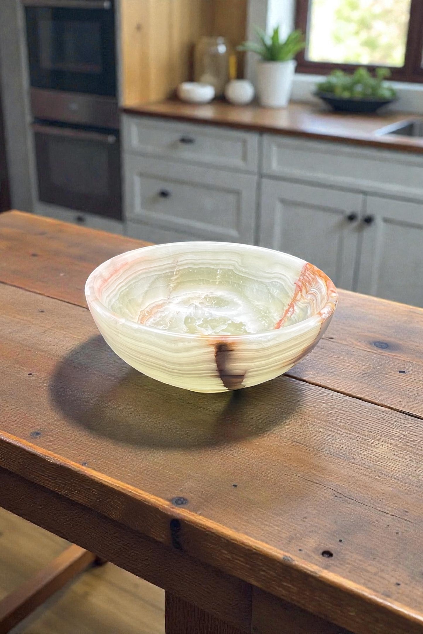Banded Green Onyx Bowls