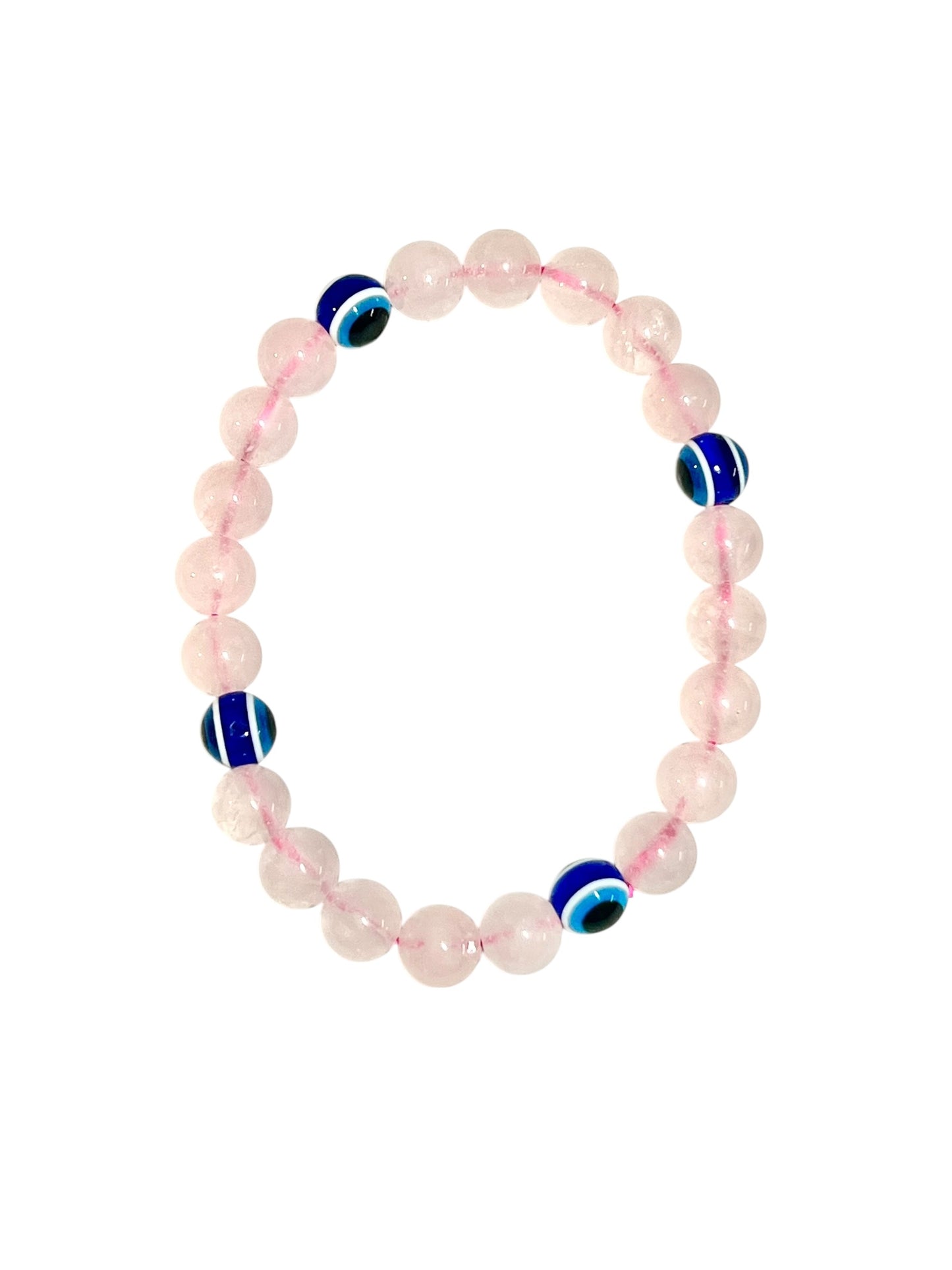 Evil Eye Bracelets - 8mm Crystal & Resin