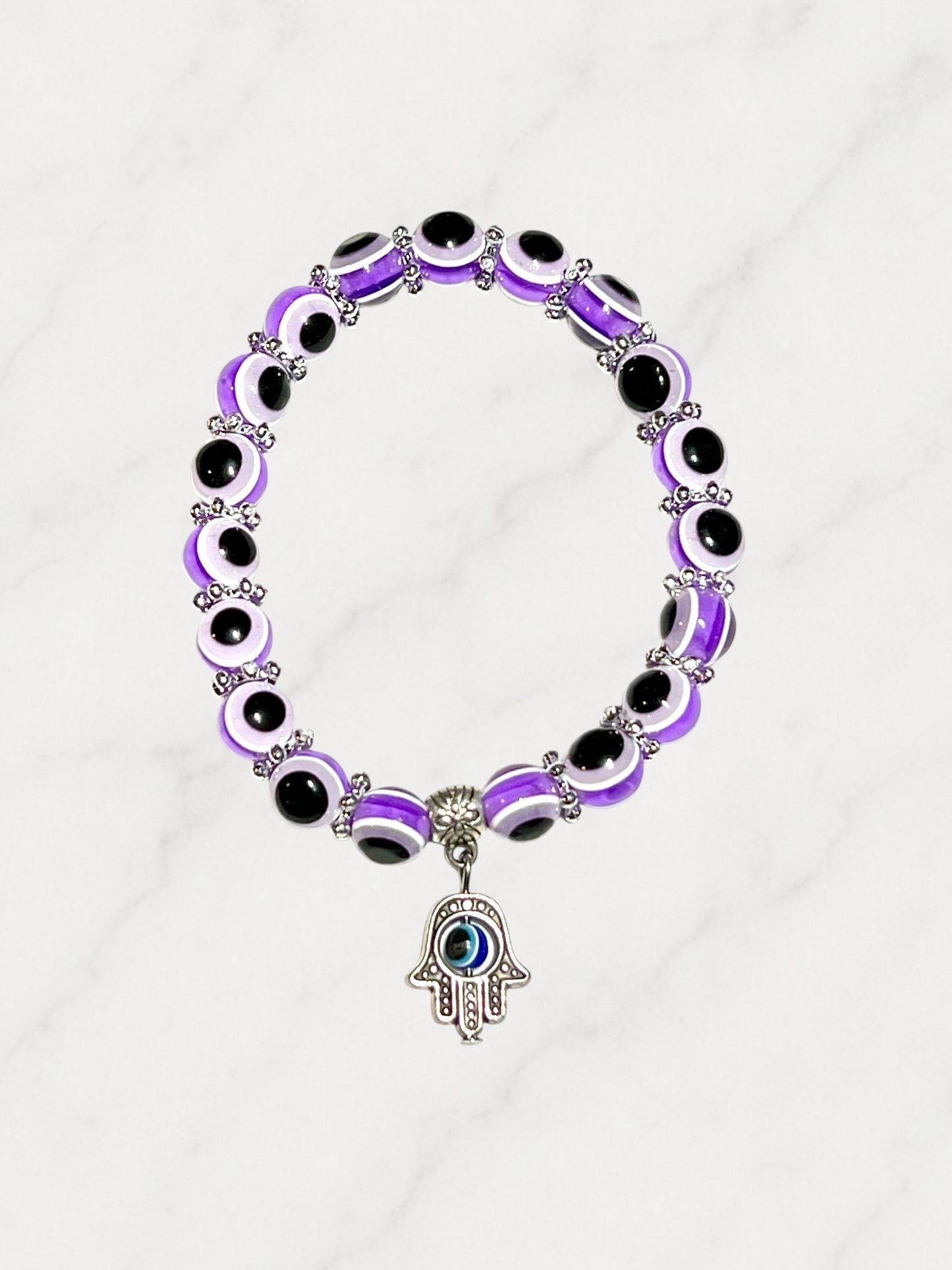 Evil Eye Bracelets - 8mm Resin