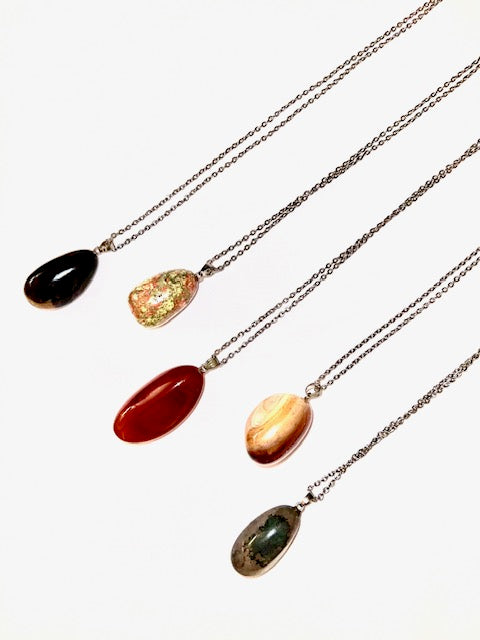 Tumbled Stone Necklaces