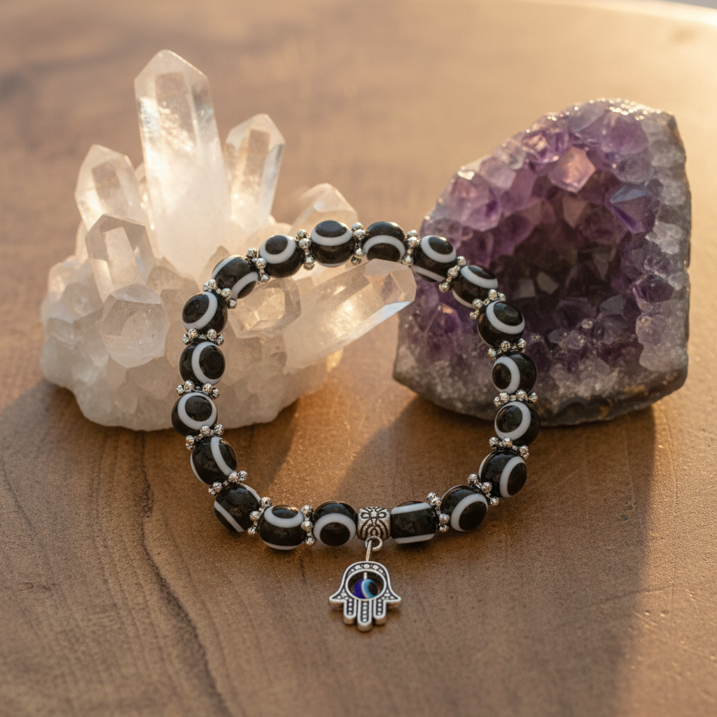 Evil Eye Bracelets - 8mm Resin